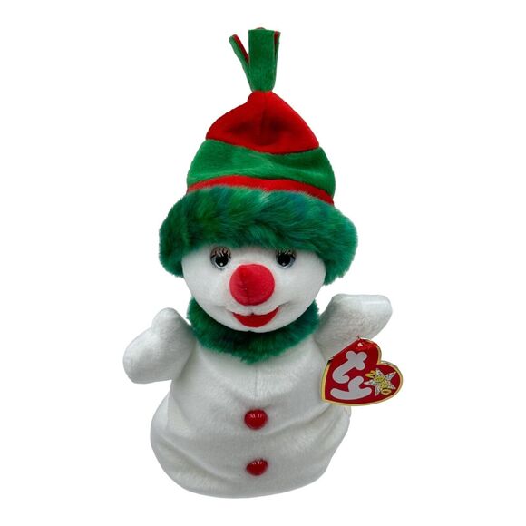 TY Beanie Baby SNOWGIRL the Snowman Stuffed Animal Toy RETIRED Vintage Y2k - Picture 2 of 15